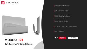 Modesk 101 Wall Hanging Mobile Holder (POR 1152) White