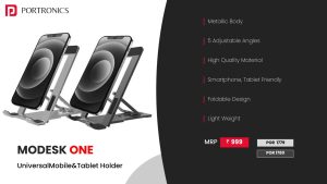 Modesk One Universal Mobile & Tablet Holder (POR 1780) Grey