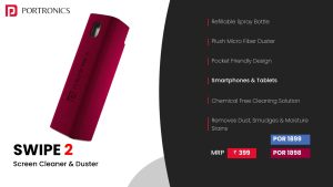 Swipe 2 Screen Cleaner & Duster (POR 1898) Red