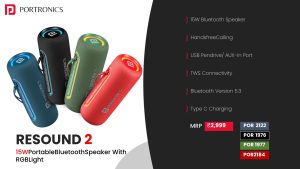 Resound 2 15 W Portable Wireless Speaker (POR 1977) Green