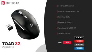 Toad 32 2.4 GHB Wireless Mouse (POR 2011) Black