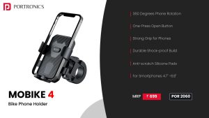 Mobike 4 Bike Phone Mount (POR 2060) Black