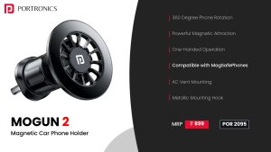 Mogun 2 Magnetic Universal Mobile Holder (POR 2095) Black