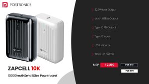 ZapCell 10k 10000mah Power Bank (POR 2173) Black