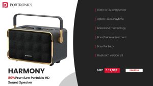 Harmony 80W Wireless Portable Speaker (POR 2330) Black