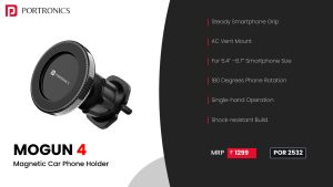Mogun 4 Magnetic Mobile Holder (POR 2532) Black