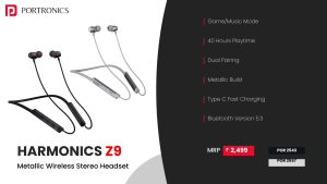 Harmonics Z9 Wireless Stereo Headset (POR 2557) Silver