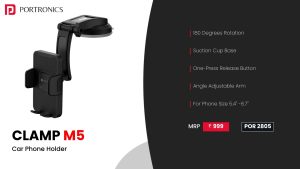 Clamp M5 Univeresal Mobile Holder (POR 2805) Black